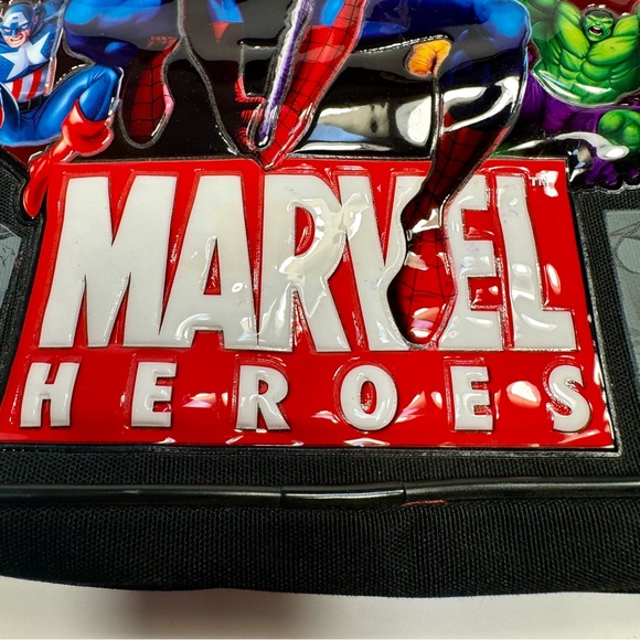 NWOT. Marvel kids Backpack Super Heroes Marvel apporx. 10”L x 12”H x 2”W. - Picture 6 of 16